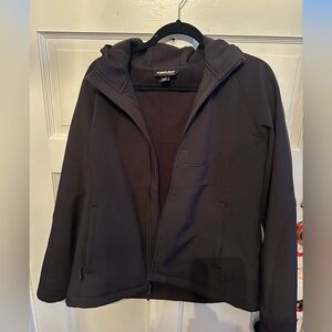 Kirkland neoprene black hooded jacket